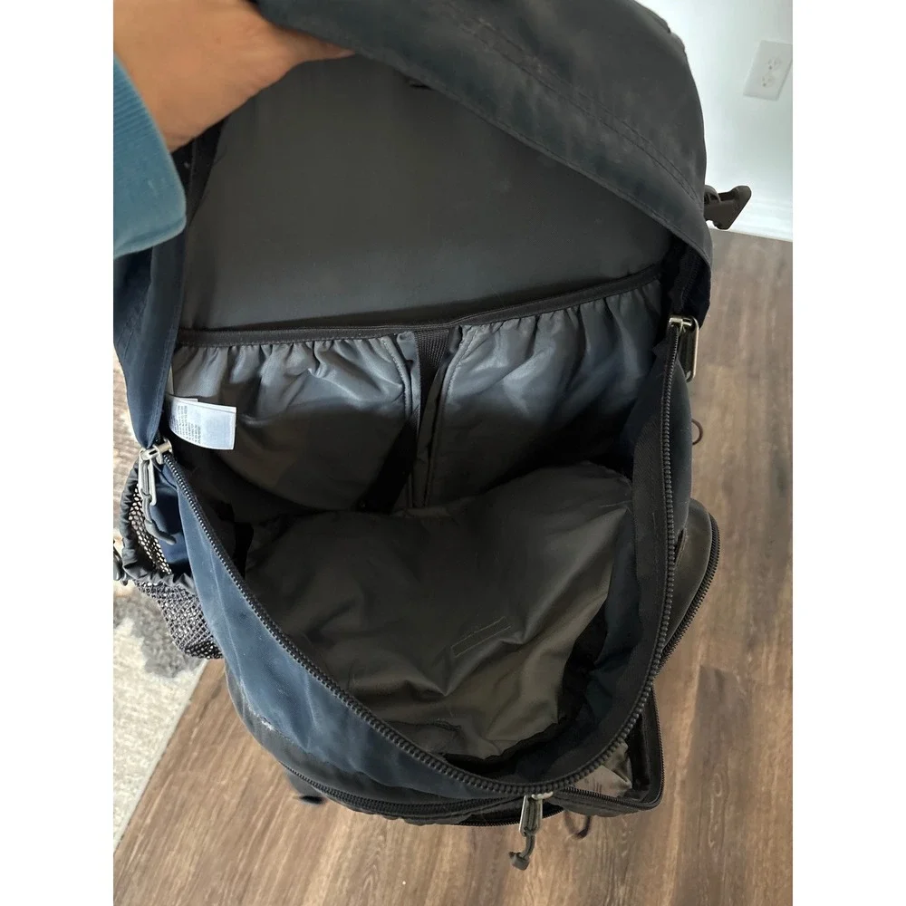 The North Face Recon Backpack Navy Blue Grey Hiking School Travel Bag